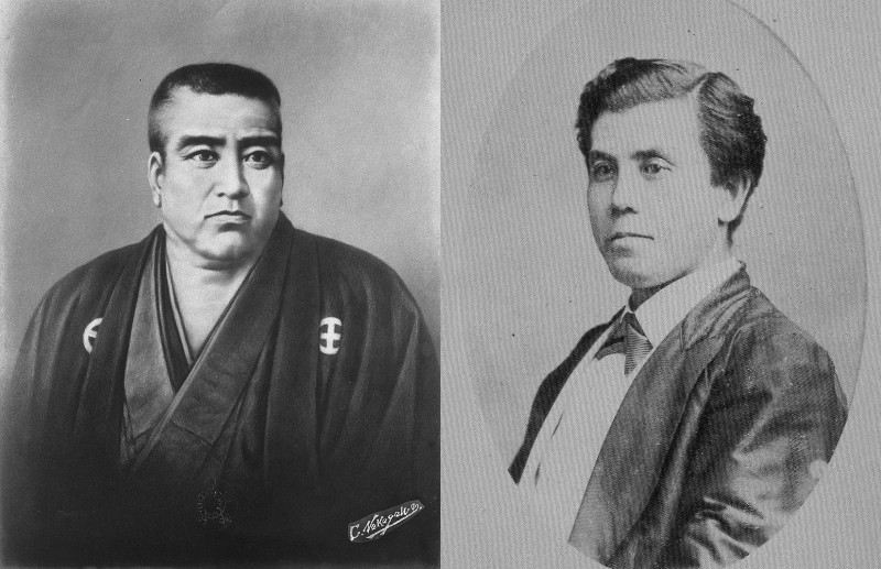 西郷隆盛と木戸孝允