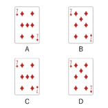 正しい「ダイヤの7」はどれ？ 問題