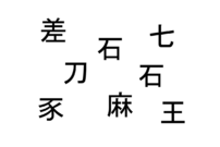 バラバラ漢字クイズ vol.6 3問目