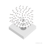 点つなぎ　蚊取り線香ののイラスト