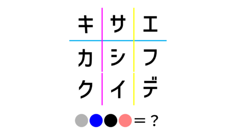 謎解きの作り方 マス目 練習問題