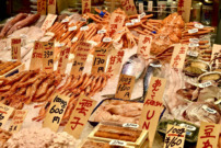 違和感クイズ 魚市場の何かがおかしい 画像