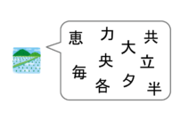 『田』と仲が良い漢字は？　問題