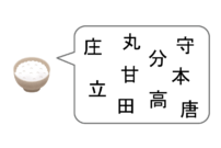 『米』と仲が良い漢字は？　問題