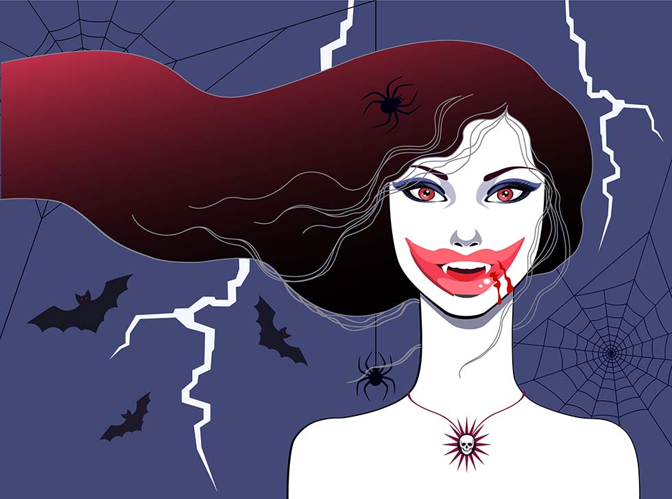 吸血鬼 うみがめのスープイラスト